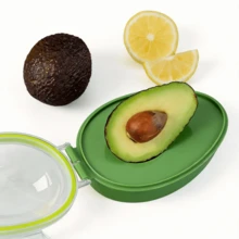Reusable Avocado Fresh Keeper - Flip Top Plastic Storage Pod ...