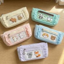 Large-Capacity Simple Pencil Case Ins Student Stationery Storage Bag Stationery Box Pen Bag - Multicolor - View 7