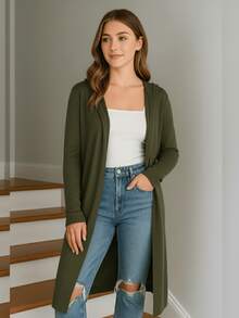 Women Cardigans - Mint Green - View 1