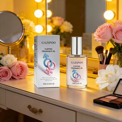 10毫升优雅果香花香型女士无酒精滚珠香水 - 玫瑰茉莉甜香，荔枝红醋栗 - 玫瑰、茉莉、香草、香根草、可可，专为娇柔女士打造的精致配方，温柔优雅，甜美而不腻人，令人着迷！小巧便携，适合居家、旅行、工作、约会、外出、派对等各种场合，低调而精致的香氛，推荐作为生日、情人节礼物。