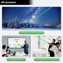 High-Power Laser Pointer Pen, Laser Handheld Flashlight With Red/Green Laser Beam, Pet Training & Cat Interactive Toy, Aluminum Alloy Body, USB Rechargeable, Assorted Starry Sky Patterns, Suitable For Various Scenes Like Screen Pointing, Engineering Guidance, Cat Interaction, Outdoor Camping, Astronomy Stargazing - Multicolor - View 15