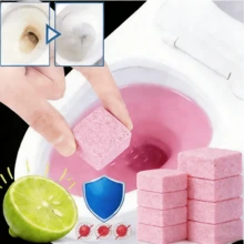 1 Unidad Tabletas Efervescentes para Inodoro - Elimina Olores, Manchas Amarillas y Sarro, Limpia Profundamente, Ideal para Baños y Hogares - De Estado sólido - Ver 3