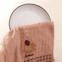 Embroidered Waffle Towels, Cups Accessories - Multicolor - View 10