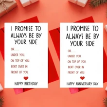 1 Thiệp sinh nhật/kỷ niệm/quà Valentine lãng mạn, "Anh/Em hứa sẽ luôn bên cạnh em/anh" - Thiệp cưới/quà kỷ niệm/quà Valentine dành cho chồng/bạn trai/vợ/bạn gái, thông điệp yêu thương dành cho cặp đôi/quà sinh nhật độc đáo, phù hợp cho mọi dịp để bày tỏ tình yêu. - Bên cạnh - Xem 1