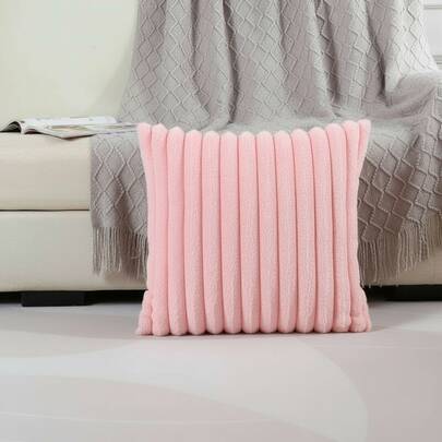 Capa P/ Almofada Em Pelucia Wave Soft 2 Lados- 40x40 Cm