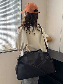 大容量运动健身瑜伽包，带独立鞋仓、干湿分离设计，女士旅行背包，适合旅行、健身、瑜伽、运动、商务、海滩、夏季度假，以及健身装备配件 - 彩色 - 查看 5