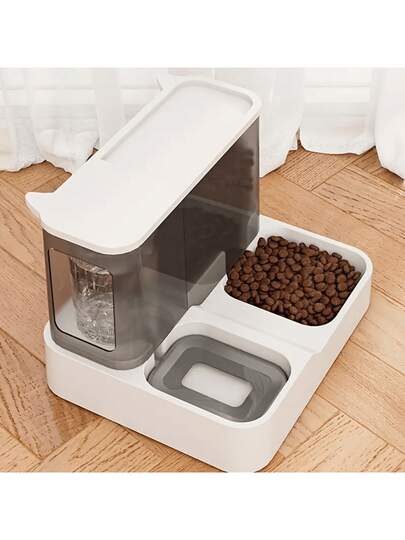 Gravity Pet Feeder And Water Dispenser Set For Cats And Dogs – 2.8L Large Capacity Food Bowl & 1L Automatic Water Bowl – No Battery Required – Ideal For Small To Medium Pets