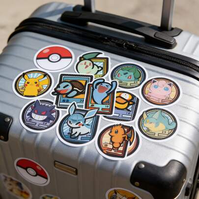 98pcs Card Style Stickers, Essential For DIY Crafts On Valentine's Day And New Year, Suitable For Couples And Crafters To Decorate Phone Cases And Handmade Gifts