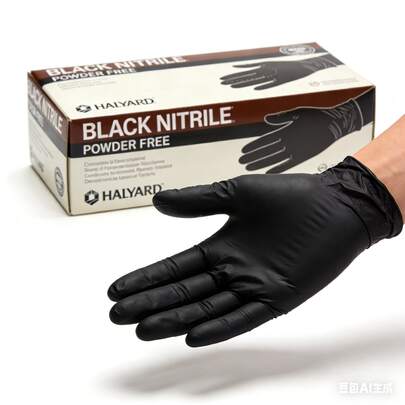 50/100pcs Disposable Nitrile Gloves, Black, Multi-Purpose, Suitable For Kitchen, Bathroom Cleaning, Dishwashing, Manicure, Pet Care, Household Cleaning Gloves, Kitchen, Food Handling, Tattooing, Beauty, Hair Dyeing, Salon Cleaning Supplies