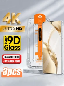 3片装高清防尘防指纹屏幕保护膜，兼容三星Galaxy S26 Ultra/ S25 Plus S25/ S24 Plus/ S24/ S23 /S22/ S21 Plus/ A33 /A54/ A53/A17/A16/A56，隐私保护，超薄钢化玻璃，全覆盖，防指纹，防刮花，生日礼物，送给家人朋友的手机屏幕保护膜，手机配件。 - 無色 - 查看 10