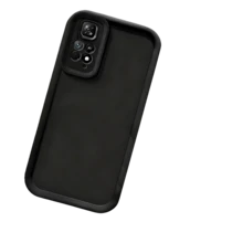 This Black, Slightly Thick Phone Case Provides Anti-Drop And Protective Coverage For Your Phone. It Is Compatible With Various Redmi And OPPO Models. - Black - View 2