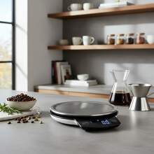 Báscula Cocina Digital Gramera 5kg Acero Inoxidable Balanza Electrónica Alta Precisión Pantalla LCD Repostería Dieta Cocina Diaria Hogar - Gris - Ver 4