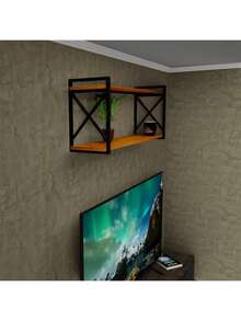 Industrial Style Shelf Mod X 20x60 No Tube 15x15 - màu đen - Xem 4