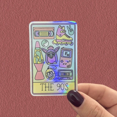90s Style Stickers, Suitable For Laptops, Notebooks, Water Bottles, Gaming Devices, Desks And Personal Areas, Ideal For Retro Gaming Enthusiasts And Humor Lovers