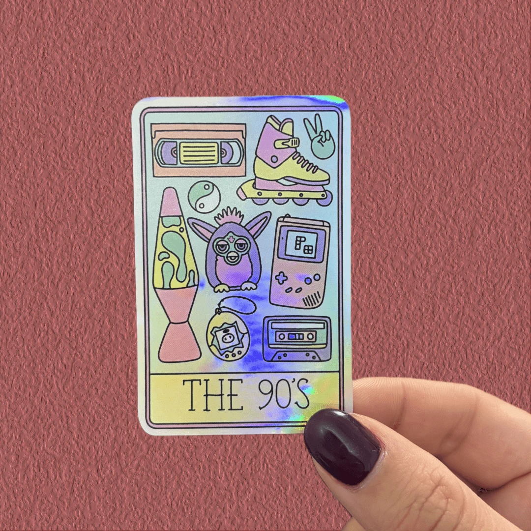 90s Style Stickers, Suitable For Laptops, Notebooks, Water Bottles, Gaming Devices, Desks And Personal Areas, Ideal For Retro Gaming Enthusiasts And Humor Lovers - Multicolor - View 1