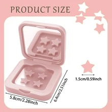 60 miếng/hộp Miếng dán trị mụn hình ngôi sao dễ thương - Mặt nạ gel trị mụn gốc nước, không cồn, không mùi, dịu nhẹ cho da, làm sạch sâu mụn, thích hợp để trang trí tiệc, có thể dùng làm miếng dán mặt, kèm gương trang điểm, quà tặng tuyệt vời cho ngày Valentine, giá cả phải chăng, thích hợp làm quà tặng ngày Valentine, mỹ phẩm, dụng cụ trang điểm, đồ dùng giá rẻ, quà tặng, quà tặng cho nữ, quà tặng ngày Valentine, quà khuyến mãi, du lịch, đồ rẻ, đồ dùng cần thiết khi đi du lịch - Nhiều màu - Xem 2