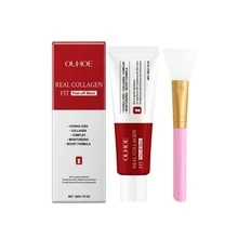 Mascarillas faciales despegables de colágeno Contornos refinados Exfolia y reduce los poros Elasticidad Hidratante Brillo Reparador Iluminador Antiarrugas Reafirmante Mascarillas para el cuidado de la piel - Collagen - Ver 10