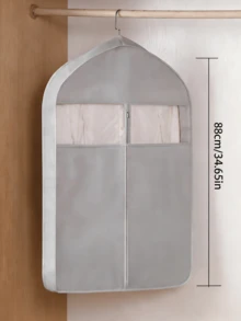 Bolsa Protetora de Poeira Portátil, Solução de Armazenamento Econômica de Espaço, Organizador de Guarda-Roupa para Donas de Casa, Bolsa de Armazenamento de Roupas para Closet do Quarto, Bolsa de Armazenamento de Roupas Penduráveis À Prova d'Água e à Prova de Umidade, Essenciais para o Lar, Necessidade para Dormitório, Organizador de Armário, Acessórios para Banheiro - Tamanho Único - Visão 7