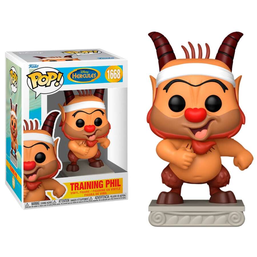 Funko Funko POP! : HERCULES - TRAINER PHIL, 61540, No. 1668, OFFICIAL LICENSED STORE, 24-48 HOUR DELIVERY WITHIN THE PENINSULA, FIGURE, BOMBSHELL, DOLL, TOYS, MOVIE, CARTOONS, SUPERHERO - 紅色 - 查看 1