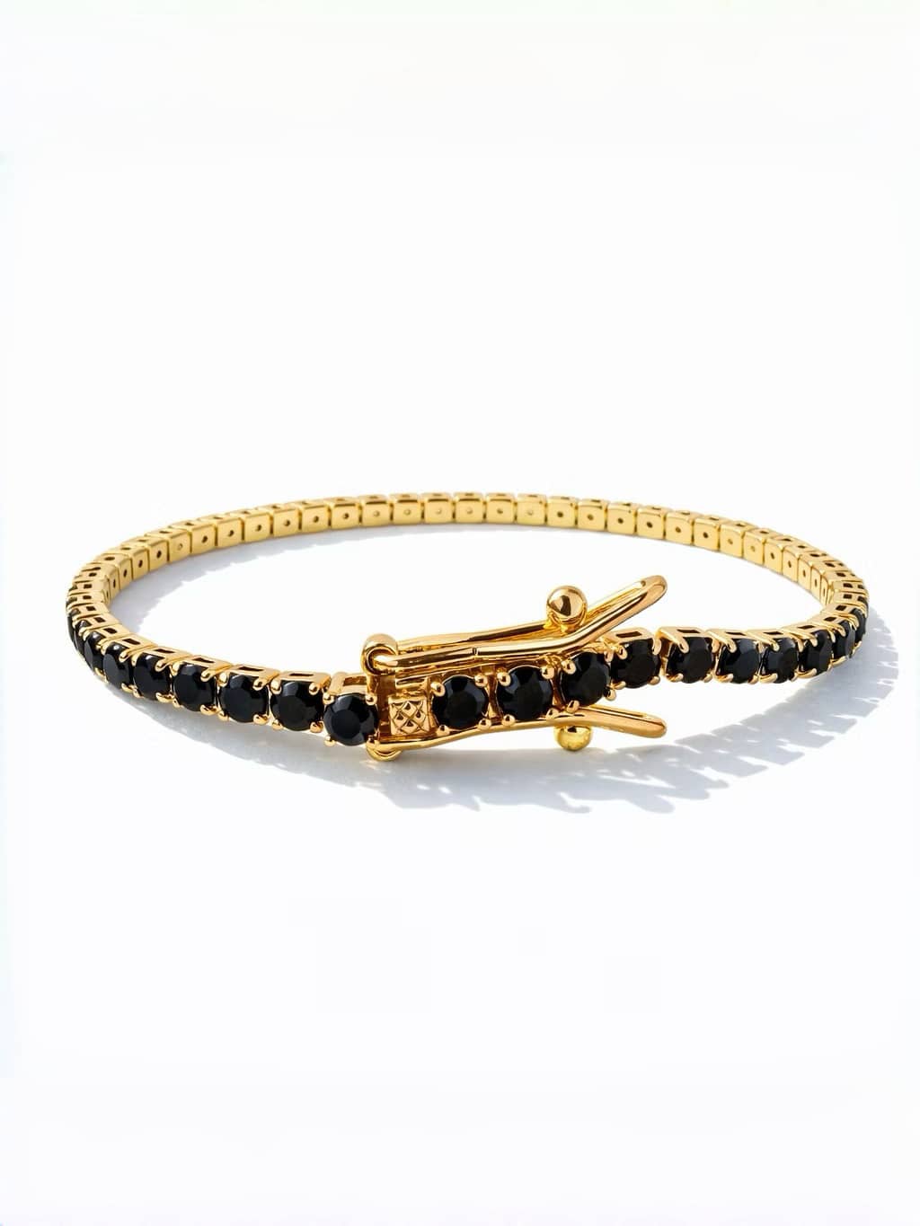 Riviera Luxury Bracelet With Colored Cubic Zirconia | Gold/Silver Plated | Copper Base | Secure Clasp - Women's - 所以 - 查看 1