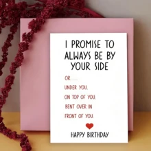 1 Thiệp sinh nhật/kỷ niệm/quà Valentine lãng mạn, "Anh/Em hứa sẽ luôn bên cạnh em/anh" - Thiệp cưới/quà kỷ niệm/quà Valentine dành cho chồng/bạn trai/vợ/bạn gái, thông điệp yêu thương dành cho cặp đôi/quà sinh nhật độc đáo, phù hợp cho mọi dịp để bày tỏ tình yêu. - Bên cạnh - Xem 11