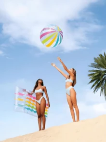 1pc Large Inflatable Beach Ball, Water Game Ball For Beach Party, Pool Party And Gathering - Inflatable Water Balloon - View 1