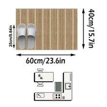 1pc Rug/Carpet/Area Rug/Bath Mat/Bath Rug/Door Mat/Runner/Runner Rug, Classic Distressed Moroccan Minimalist Striped Geometric - Hallway Runner Carpet, Bathroom, Kitchen, Doorway, Entrance, Hallway, Bedside, Living Room, Bedroom, Etc. + All-Season Soft Washable Rug, Home Decor - Multicolor - View 14