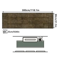 1pc Floor Mat/Rug (Rug, Carpet, Area Rug, Bath Mat, Bath Rug, Door Mat, Runners, Runner Rug), European Classic Bohemian - Classical Striped Floral - Long Striped Rug, Bathroom, Kitchen, Doorway, Entrance, Hallway, Bedside, Living Room, Bedroom, Etc.) + All-Season Soft Washable Rug, Home Decor - Multicolor - View 12