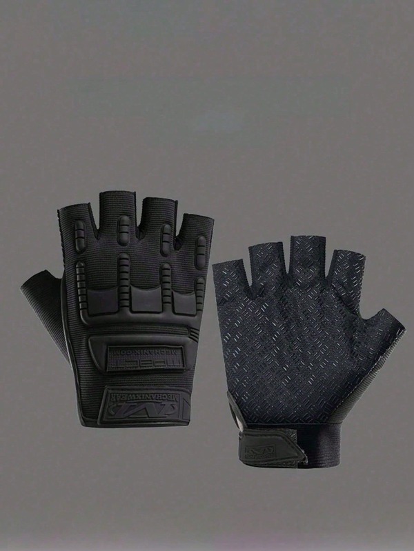 Freedom Military Fan Sports Equipment Tactical Half-Finger Gloves, Suitable For Cycling, Fitness, Outdoor Activities, Special Forces Climbing, Combat, Anti-Slip Gloves