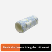 1 pieza Cama de invierno para mascotas de algodón grueso y suave, estilo túnel, cama de descanso diario cómoda para mascotas pequeñas, suministros para mascotas, equipo para mascotas pequeñas, jaula y nido para mascotas pequeñas, cama y hamaca para animales pequeños - Multicolor - Ver 17