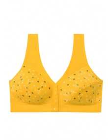 3pcs Front Closure Soft Camisole Bras For Mature Women, Wire-Free Plus Size Comfortable Lingerie,Autumn And Winter Styles,Spring And Summer Clothing - Nhiều màu - Xem 6