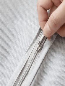 Bolsa Protetora de Poeira Portátil, Solução de Armazenamento Econômica de Espaço, Organizador de Guarda-Roupa para Donas de Casa, Bolsa de Armazenamento de Roupas para Closet do Quarto, Bolsa de Armazenamento de Roupas Penduráveis À Prova d'Água e à Prova de Umidade, Essenciais para o Lar, Necessidade para Dormitório, Organizador de Armário, Acessórios para Banheiro - Tamanho Único - Visão 10