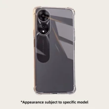 1 Piece Of Phone Case Cover Designed As A Transparent TPU Protective Case Compatible With Reno6 Z/Reno6 Pro+/Reno6 Pro/Reno6 5G/Reno 6 5G/Reno6 4G/Reno6/Reno5 Z/Reno5 Pro+/Reno5 Pro/Reno5 Lite/Reno 5 Lite/Reno5 F/Reno5 5G/Reno5 4G/Reno5/And Other Series Models - Clear - View 5
