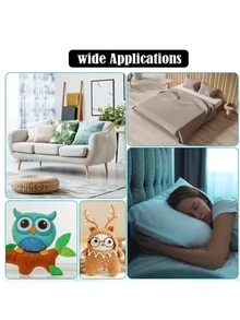 1pc Washable Composite Lining Fabric With Filling, Suitable For Clothing And Bedding. Soft As Silk Polyester Fiber Imitation Silk, Used For Clothing And Home Textile Filling. - A - View 7