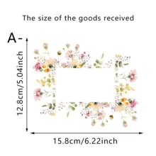 1/3/5片極簡綠色植物葉片開關插座牆貼，開關裝飾貼紙，多款綠色植物設計，自黏式花卉圖案，易於貼附，適用於浴室、居家裝飾、牆面裝飾、廚房裝飾 - 彩色 - 查看 12