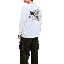 Puma X Monster Hunter Wilds Collaboration Drycell Fw25 Loose Fit Crew Neck Quick Dry Long Sleeve T-Shirt Tops Men - 彩色 - 查看 4