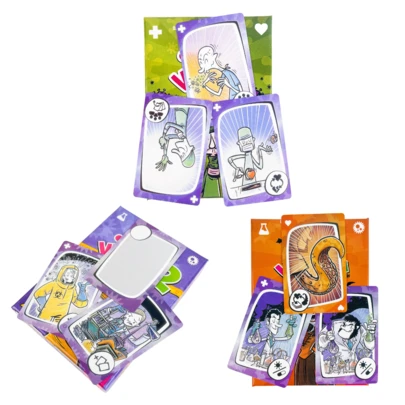 Juego de mesa de estrategia con temática de virus - Altamente interactivo y divertido juego de cartas, adecuado para 2-6 jugadores, perfecto para noches de fiesta, reuniones familiares y regalos de Navidad | Partida rápida de 30 minutos