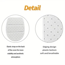 这款三件套卫浴用品以蓝色浴缸、白色毛巾和黄色橡皮鸭为图案，采用优质法兰绒面料制成。U型马桶垫套装包含一块防滑浴垫，也可作为地毯使用，是春夏浴室家居装饰的理想之选。 - 沐浴小貓 - 查看 3