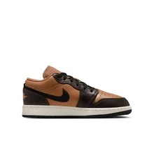 Nike Air Jordan 1 Low SE 'Flax Baroque Brown' Big Kid's Shoes HQ3604-201 - Màu nâu  Mocha - Xem 3