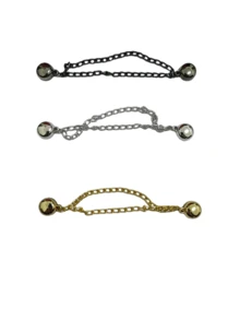 1/2/3 Piezas Clips Magnéticos Multifuncionales, Nuevos Clips Magnéticos, Clips Magnéticos Fuertes para Bufandas con Cadena, Clips Magnéticos de Ropa de Uso Múltiple, Sujetan Firmemente la Ropa, con Cadena Magnética, Adecuados para Bufandas, Pañuelos, Pantalones, etc. - Multicolor - Ver 15