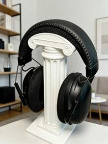 Giá đỡ tai nghe hình cột Hy Lạp cổ điển | Bệ trưng bày tai nghe | Tác phẩm điêu khắc để bàn đẳng cấp bảo tàng | Hiện thân của sự ngăn nắp và hợp lý - 1PC - Xem 11