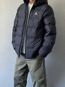 Nike Chaqueta con capucha y cremallera Jordan Brooklyn para hombre, color negro - Negro - Ver 11