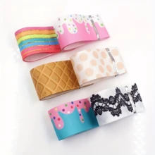 5 Yardas de Cintas Decorativas de la Serie de Helados y Pasteles, Lazos DIY, Cajas de Regalo, Repostería, Decoración de Fiestas de Pasteles - Multicolor - Ver 2