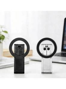 Giá đỡ điện thoại mini có thể gập lại, từ tính, di động và tiện dụng, đa góc độ, xoay ngang và dọc, lý tưởng cho văn phòng, xem video, phát trực tiếp, du lịch và làm quà tặng ngày Valentine. - Nhiều màu - Xem 9