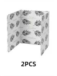 200g Protector de salpicaduras de cocina de aluminio ligero, tapa de olla antiadherente, aislamiento de calor para estufa de gas, accesorio de cocina resistente al calor y al aceite, plegable, sin contacto con alimentos - Multicolor - Ver 20