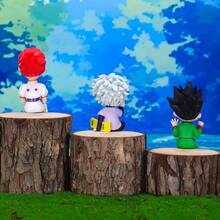 小杰·富力士、奇犽·揍敌客、西索、动漫手办、动漫周边、动漫周边生日礼物、热血动漫角色雕像、桌面摆件、电脑装饰、收藏手办、情人节礼物、小礼物、收藏品、拉面装饰 - 彩色 - 查看 4