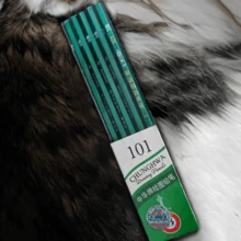 10支装HB/2H/3B/5B/6B绘图铅笔，适用于办公设计制图、课堂美术用品和工程绘图 - 彩色 - 查看 14