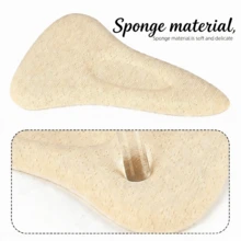 1片装女士防水私处贴，女士防水私处贴，女士私处贴，女士防水私处垫，防眩光，游泳防眩光贴纸，瑜伽防眩光贴纸，健身防眩光贴纸，女孩游泳海绵隐私贴纸，消除尴尬线条，丰满前片瑜伽裤内衬垫，可重复使用 - 彩色 - 查看 4