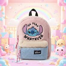 Ba lô mini nhồi bông "Lilo & Stitch", phù hợp cho nữ, túi đeo vai nhồi bông hoạt hình dễ thương với hình thêu Stitch nhấp nháy, túi du lịch ngoài trời thường ngày hình nhân vật đáng yêu, món quà sinh nhật Giáng sinh hoàn hảo cho người hâm mộ. - Nhiều màu - Xem 1