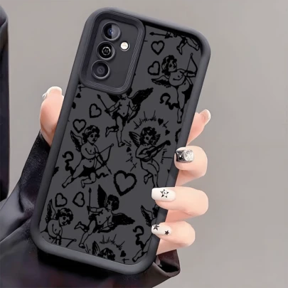 1pc Angel TPU Shockproof Phone Case, Thick Anti-Slip Protective Cover Compatible With Huawei, Honor, Galaxy S26, S26 Plus, S26 Ultra,